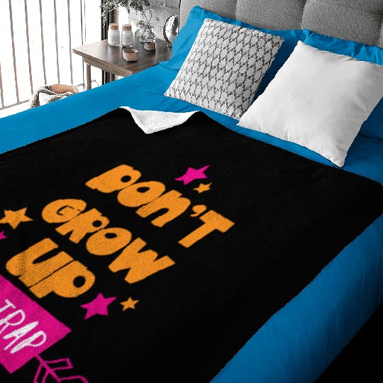 Do Not Grow Up It is A Trap Arrow Stars Baby Blankets