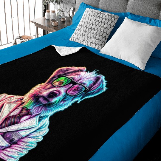 Dog doctor Baby Blankets