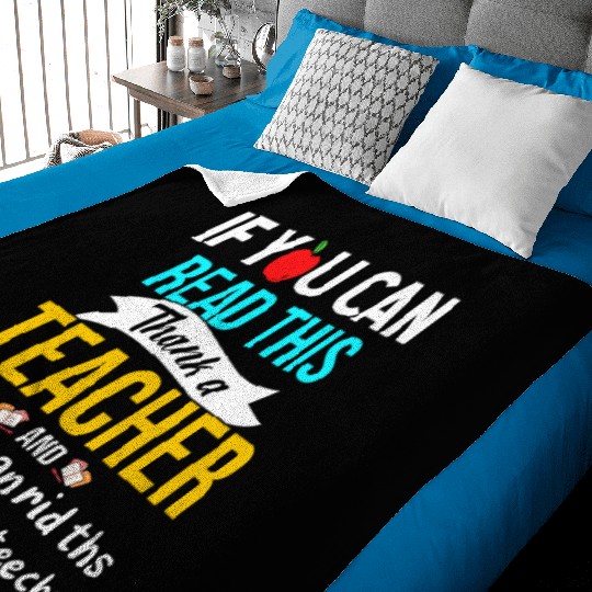 Teacher Appreciation 2023 Cute, Funny Teacher Baby Blankets