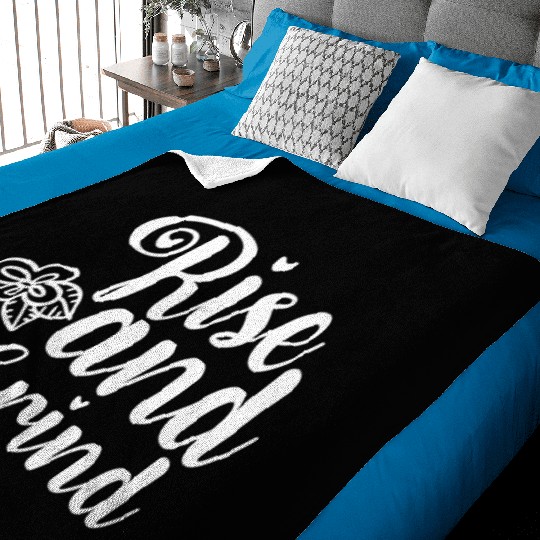 Rise and Grind Baby Blankets