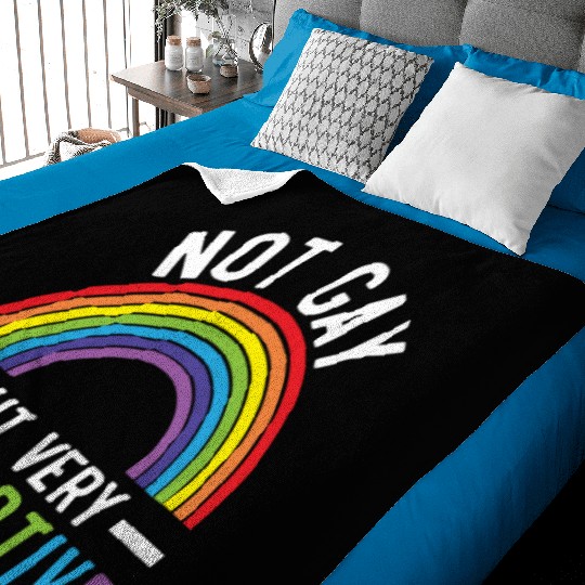 Gay Rights Rainbow Pride LGBTQ Gay Pride Parade Baby Blankets