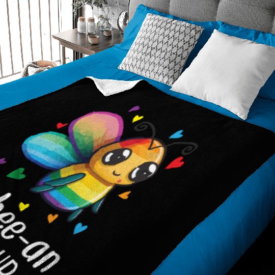 Gay Rights Rainbow Pride LGBTQ Gay Pride Parade Baby Blankets