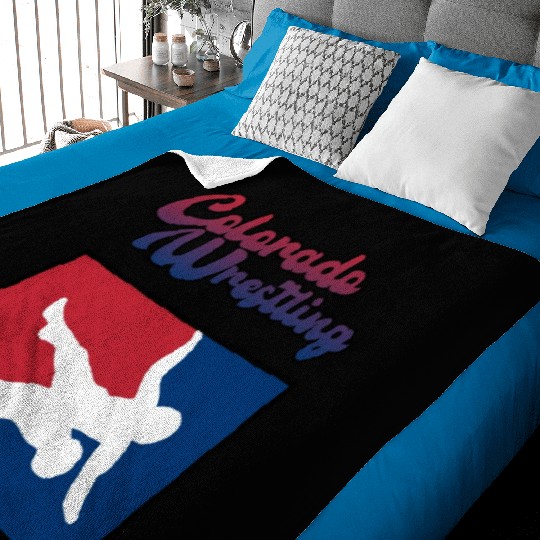 Colorado Wrestling Baby Blankets