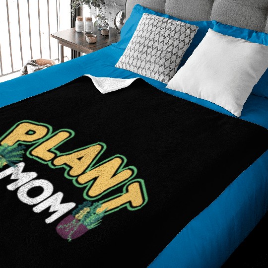 Plant Mom Plant Whisperer Plants Cactus Lover Baby Blankets