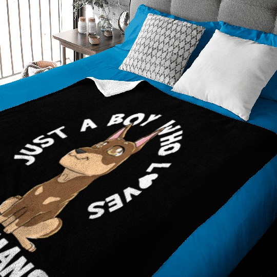 Doberman Doberman Lover Kawaii Baby Blankets