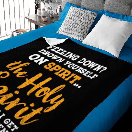 the Holy Spirit CAN I GET AN AMEN? Baby Blankets