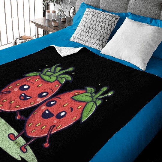 Strawberry Friends Baby Blankets