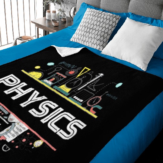 Physics Teacher Science Physics Baby Blankets