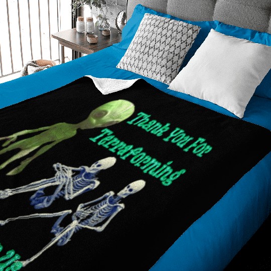 Thank You For Terraforming Earth For Us Baby Blankets