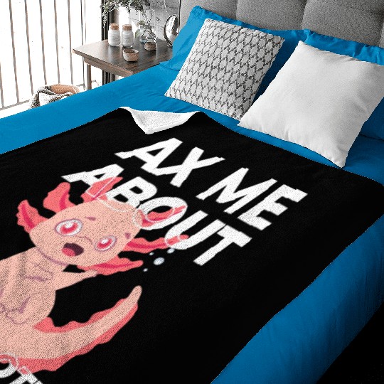 Ax Mw About My Axolotl cute Baby Blankets