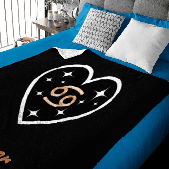 CANCER ZODIAC SIGN, astrology, birthday Baby Blankets