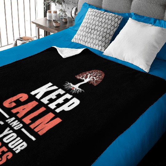 Keep Calm And Cite Your Sources Genealogist Baby Blankets