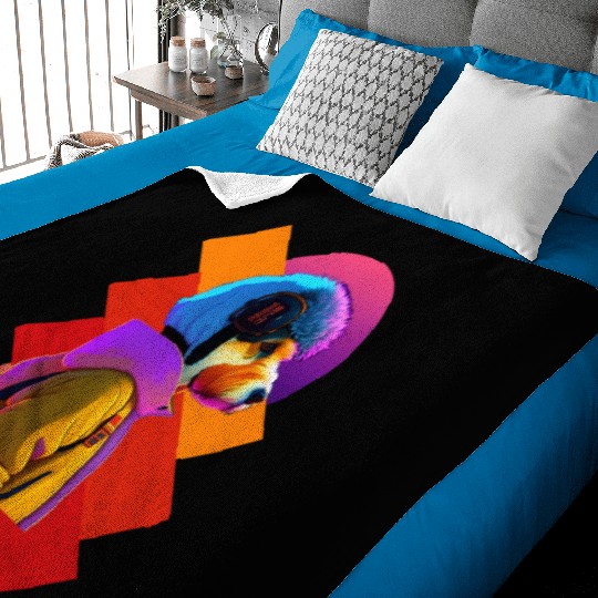 Retro Chic Meets Punk Edge: The Schnauzer Style Baby Blankets