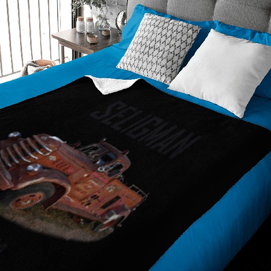 Old car city of Seligman in Arizonna, US Route 66 Baby Blankets