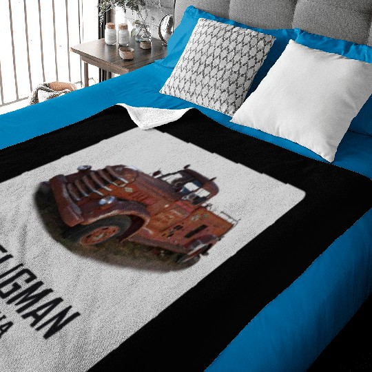 Old car city of Seligman in Arizonna, US Route 66 Baby Blankets