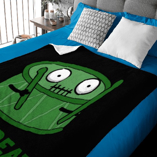 Zom Beat Cute Halloween Zombie Drum Baby Blankets