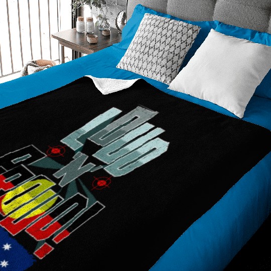 Aboriginal Australia Pride Loud N Proud Baby Blankets