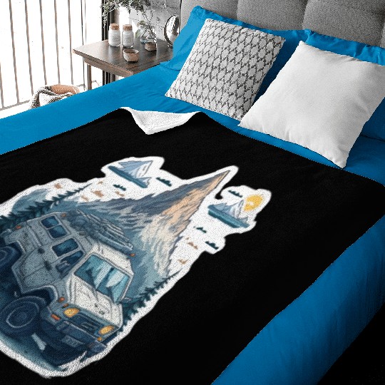 Travel adventure veichle Baby Blankets