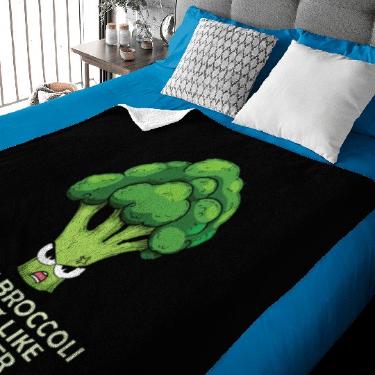 Maybe broccoli doesnt like you either Baby Blankets