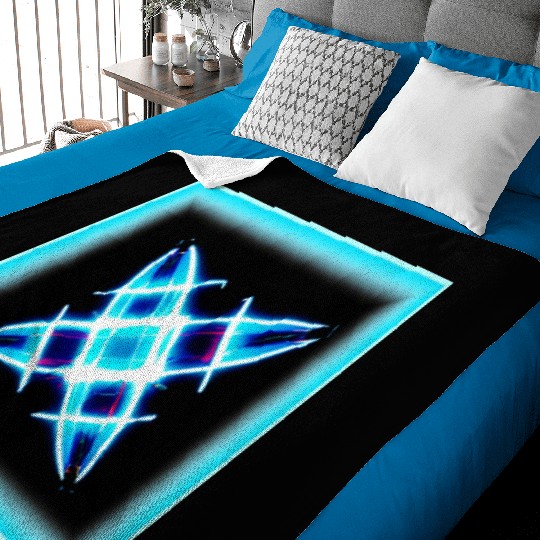 Glowing Patterns for Modern Art Baby Blankets