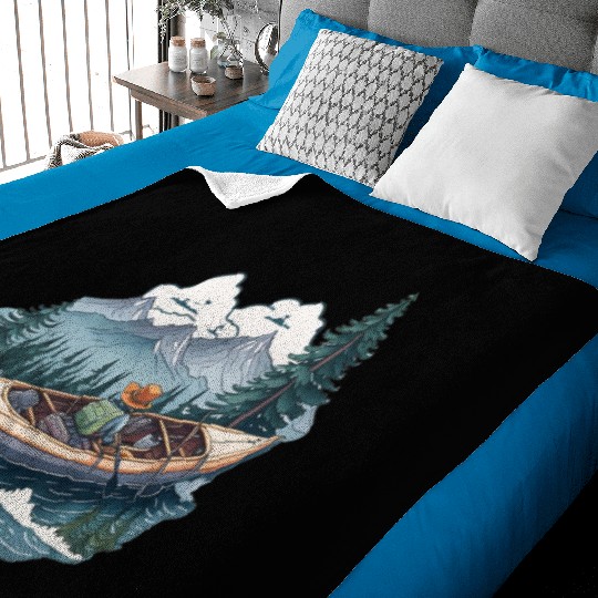 Travel kayak tour Baby Blankets