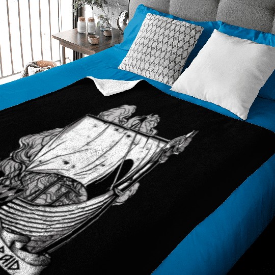 Born to raid - Viking Baby Blankets