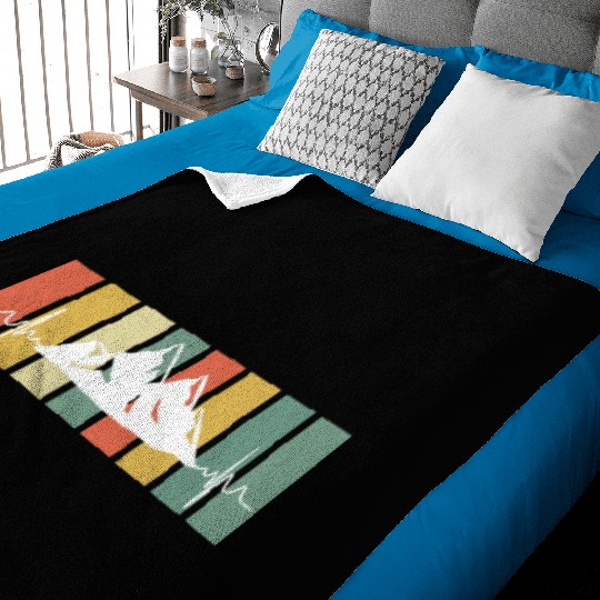 Mountaineering Summit Hiker Mountain love Baby Blankets