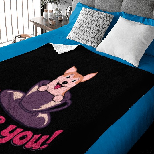 I Love You Puppuccino Active Baby Blankets