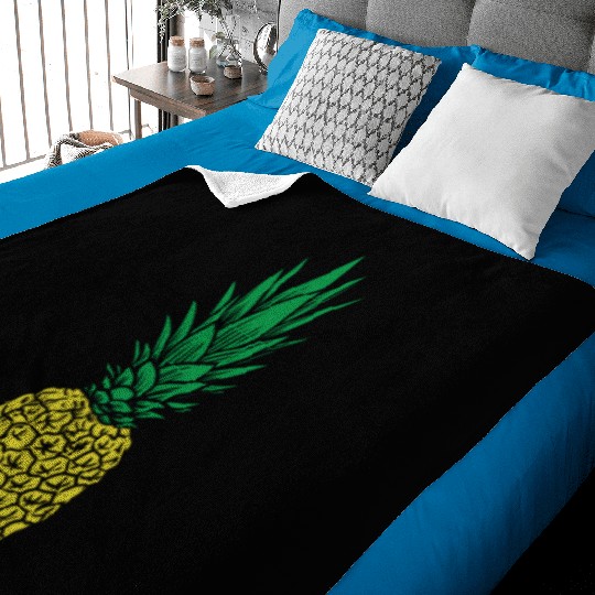 Pineapple tropical sweet Fruit Baby Blankets