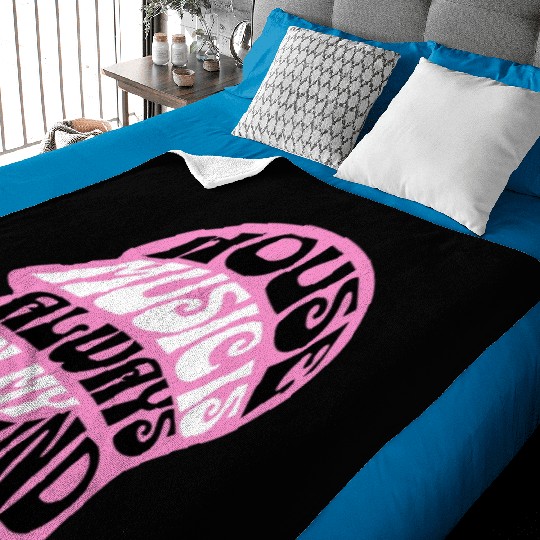 HOUSE MUSIC - Is Always On My mind (Pink) Baby Blankets