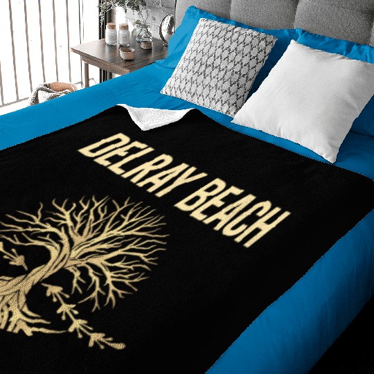 Nature Tree Of Life Delray Beach girl Baby Blankets