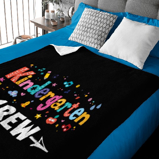 Kindergarten Crew Teacher Team Kinder squad Baby Blankets