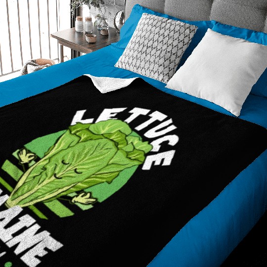 Lettuce Romaine Calm Mindfulness Vegan Yoga Lover Baby Blankets
