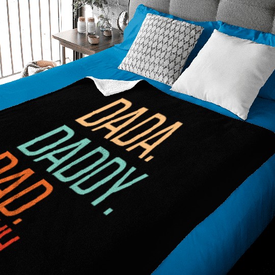 Funny Dad Baby Blankets, Cute Daddy Baby Blankets, Dad Baby Blankets, 0