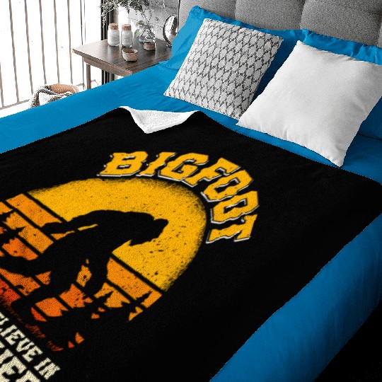 Bigfoot Mountain fan Hiker funny Nature boy Baby Blankets