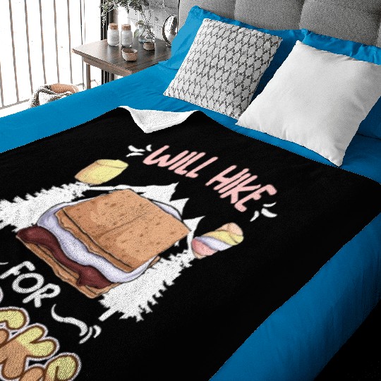 Wanderlust Climber funny Mountain Hiking Snack Baby Blankets