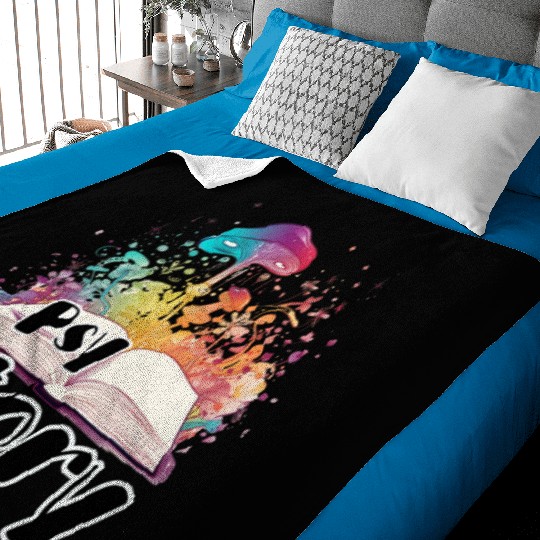 Psy Story A Psychedelic Journey Through the Pages Baby Blankets