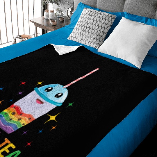 Equality Tea Gay LGBTQ Rainbow LGBT Pride Month Baby Blankets