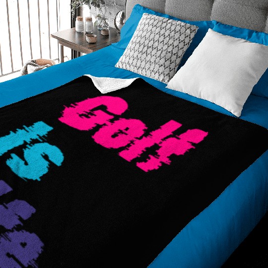 I Like Golfing, Golf Player, Golf Is Life Baby Blankets