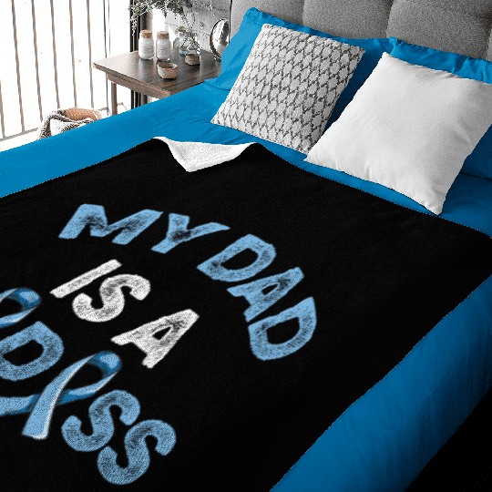 Fight Prostate Cancer Design For A Son Of A Baby Blankets