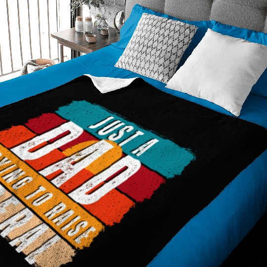 Just A Dad Trying To Raise A Liberal Baby Blankets