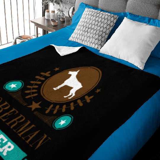 Doberman Lover Baby Blankets