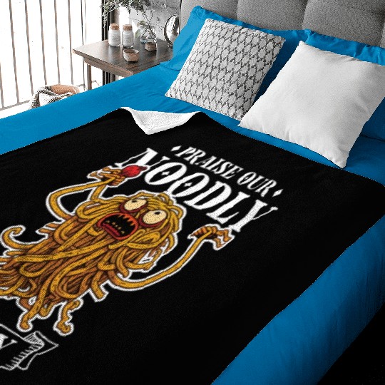 Atheist Atheism Flying Spaghetti Pastafarianism Baby Blankets