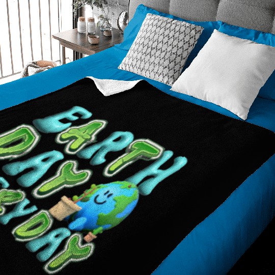 Earth day everyday Baby Blankets