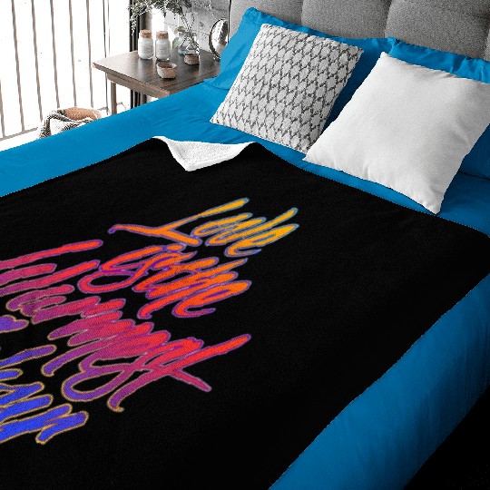 Love is the Warmest color | graffiti style Art Baby Blankets
