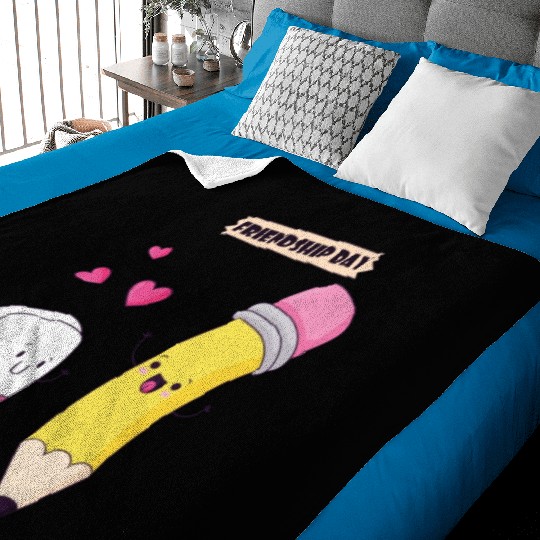 HELLO KINDERGARTEN - FRIENDSHIP DAY Baby Blankets