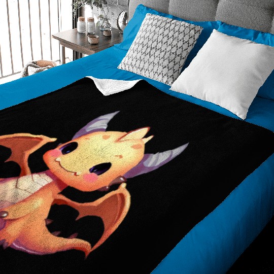 CUTE DRAGON MEDIEVAL PETS LIZARD GECKO ANIMALS Baby Blankets