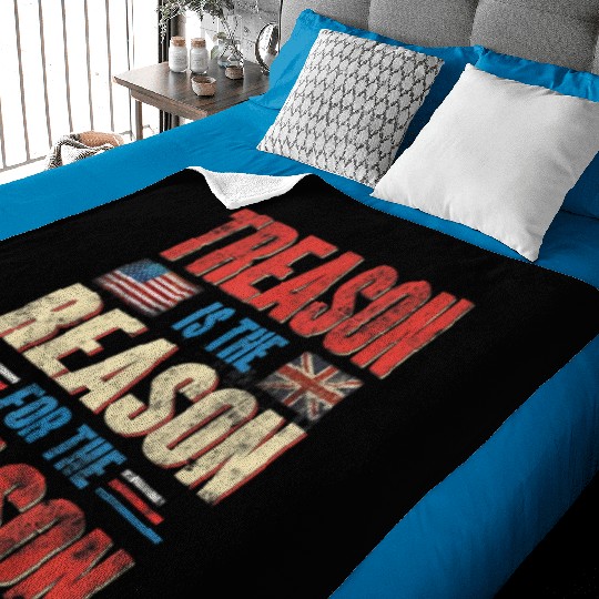 Treason Is The Reason For The Season 4th of July Baby Blankets