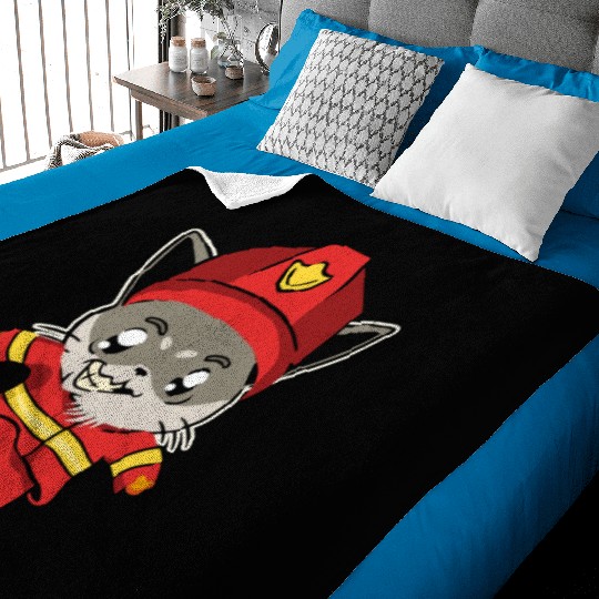 My Cat Even Uses The Toilet Funny Cat Mom Dad Baby Blankets