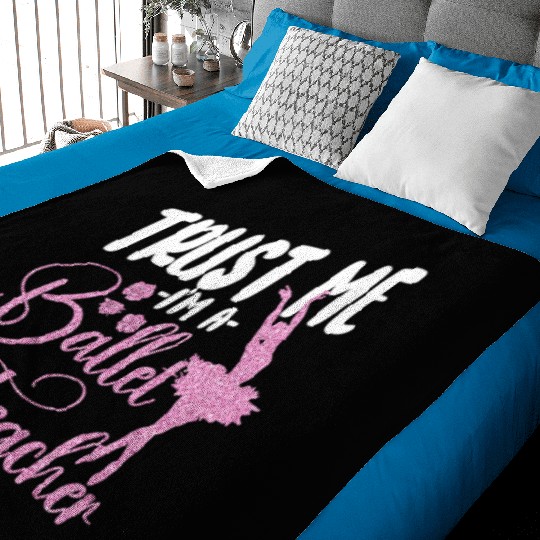 Ballet Dancer Dance Girl Ballerina Baby Blankets